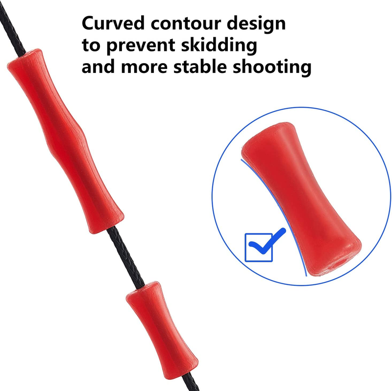 6 Sets Bowstring Finger Savers Bowstring Finger Guards Archery Bowstring Saver 