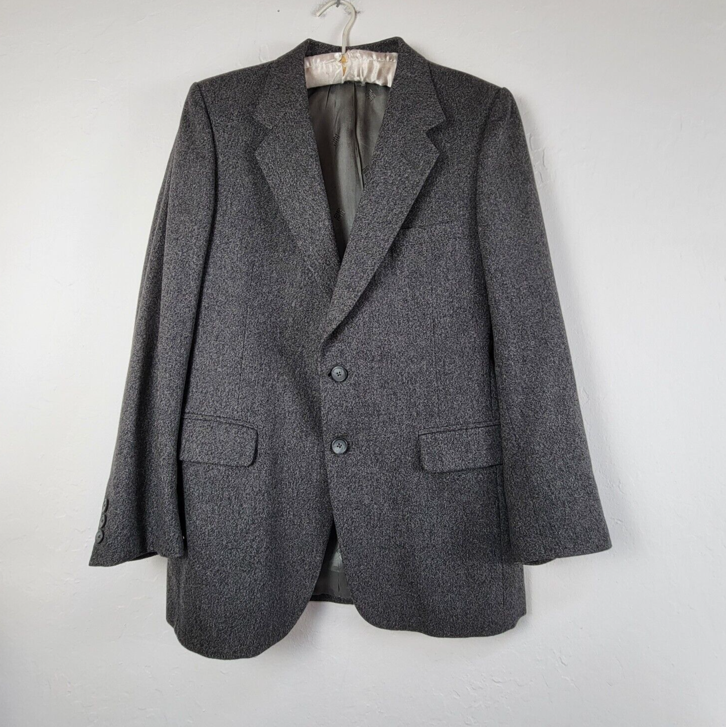 Vintage Givenchy for Chequers Kutler Bros Pure Wool Single