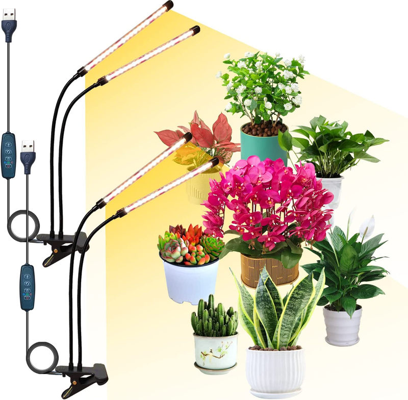Full Spectrum 4 Head Dimmable Boost Plant Grow Lamp