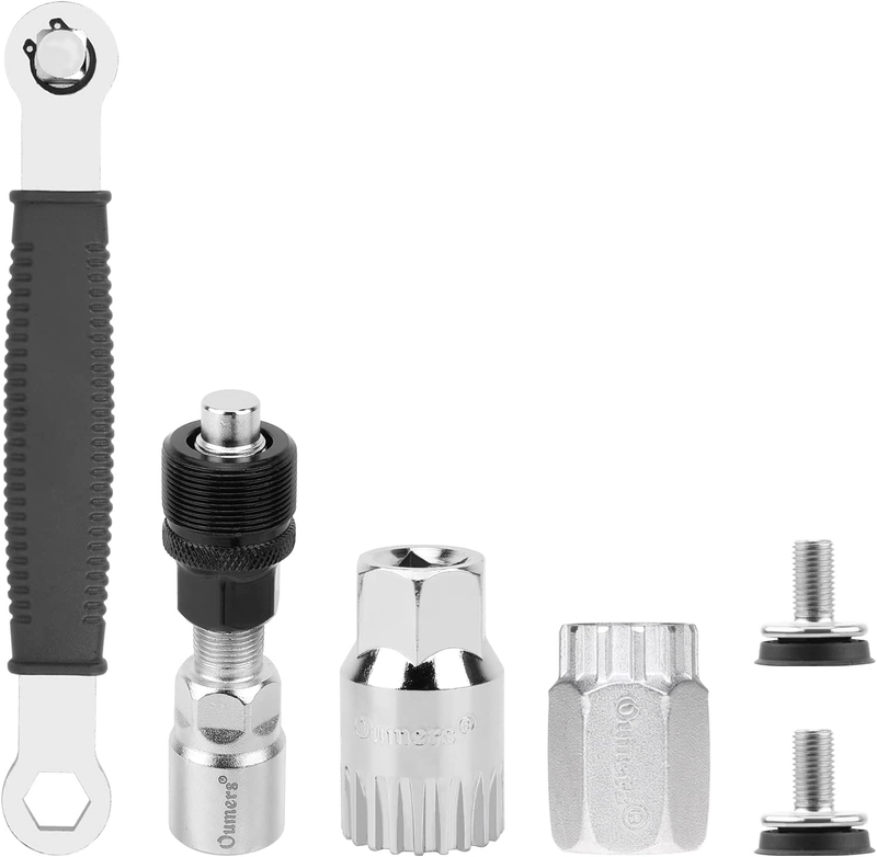 Bike Repair Tools, Multi-Use Bike Crank Extractor + Bike Bottom Bracket Remover