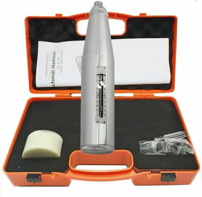 Concrete Rebound Hammer Tester NDT Resiliometer Schmidt Hammer Tools 10-60Mpa