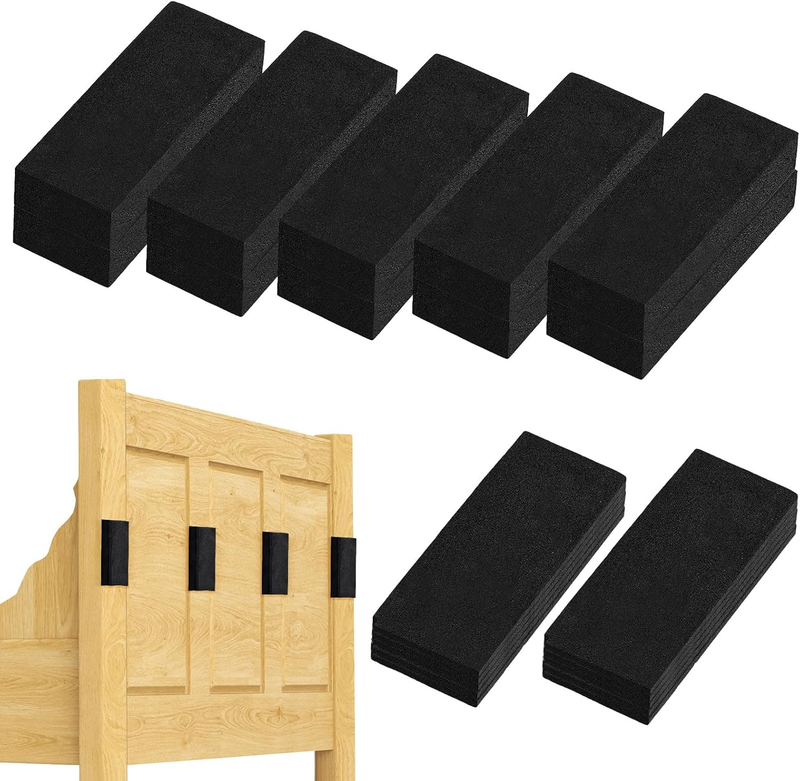 20pcs Headboard Stoppers for Wall, 10pcs 0.79 Inch + 10pcs 0.12 Inch Thick EVA F
