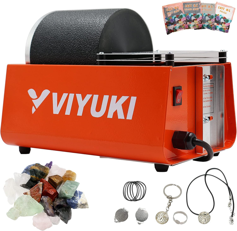 Christmas Professional Electric Kids Rock Stone Tumbler Kit 3LB Rock Polisher