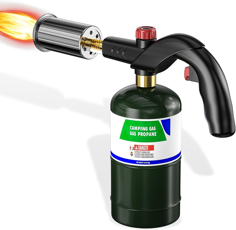 Propane Torch – Adjustable Grill Torch with Flame Control for Steak, BBQ, Campfi