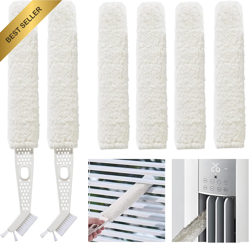Air Conditioner Cleaning Kit, 4 Pack Replaceable Microfiber Clean Cloths