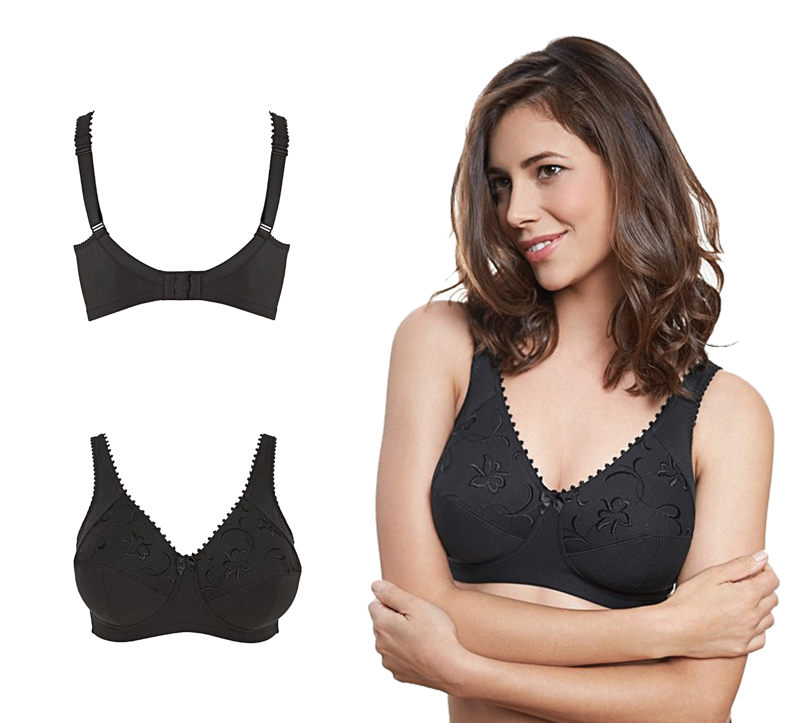 soft non wired bras