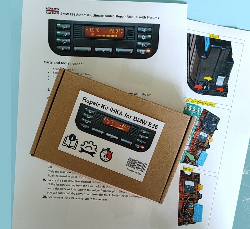 Kit De Reparation - Bmw E36 Et M3 Digital Climate Control Ac Heater