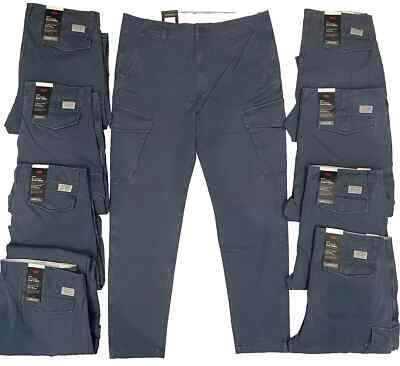 Levis Mens Stretch Slim XX Cargo Pants Slate Blue Size 34, 36, 38, 40 #0005 Levi
