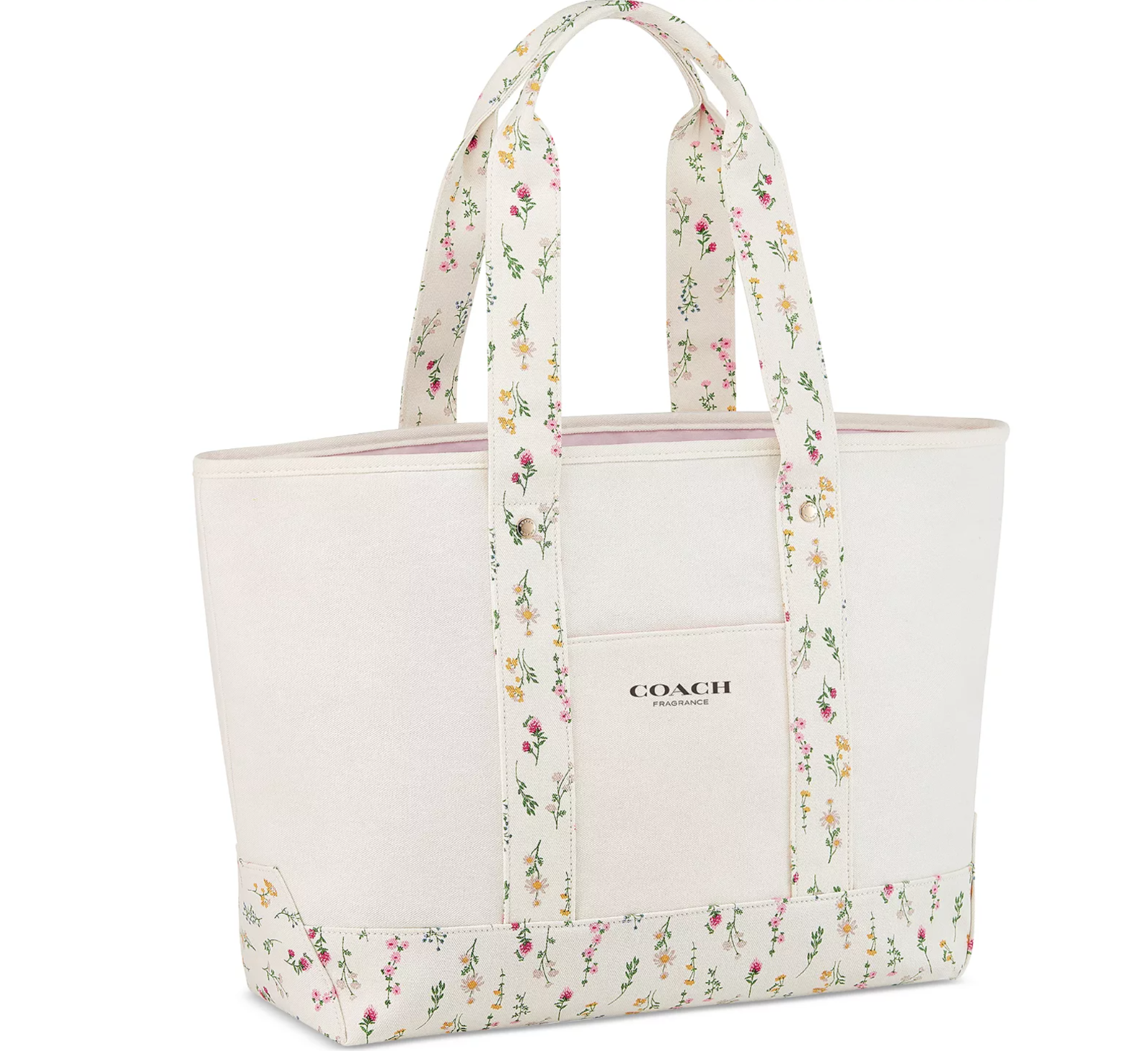 Coach floral tote outlet