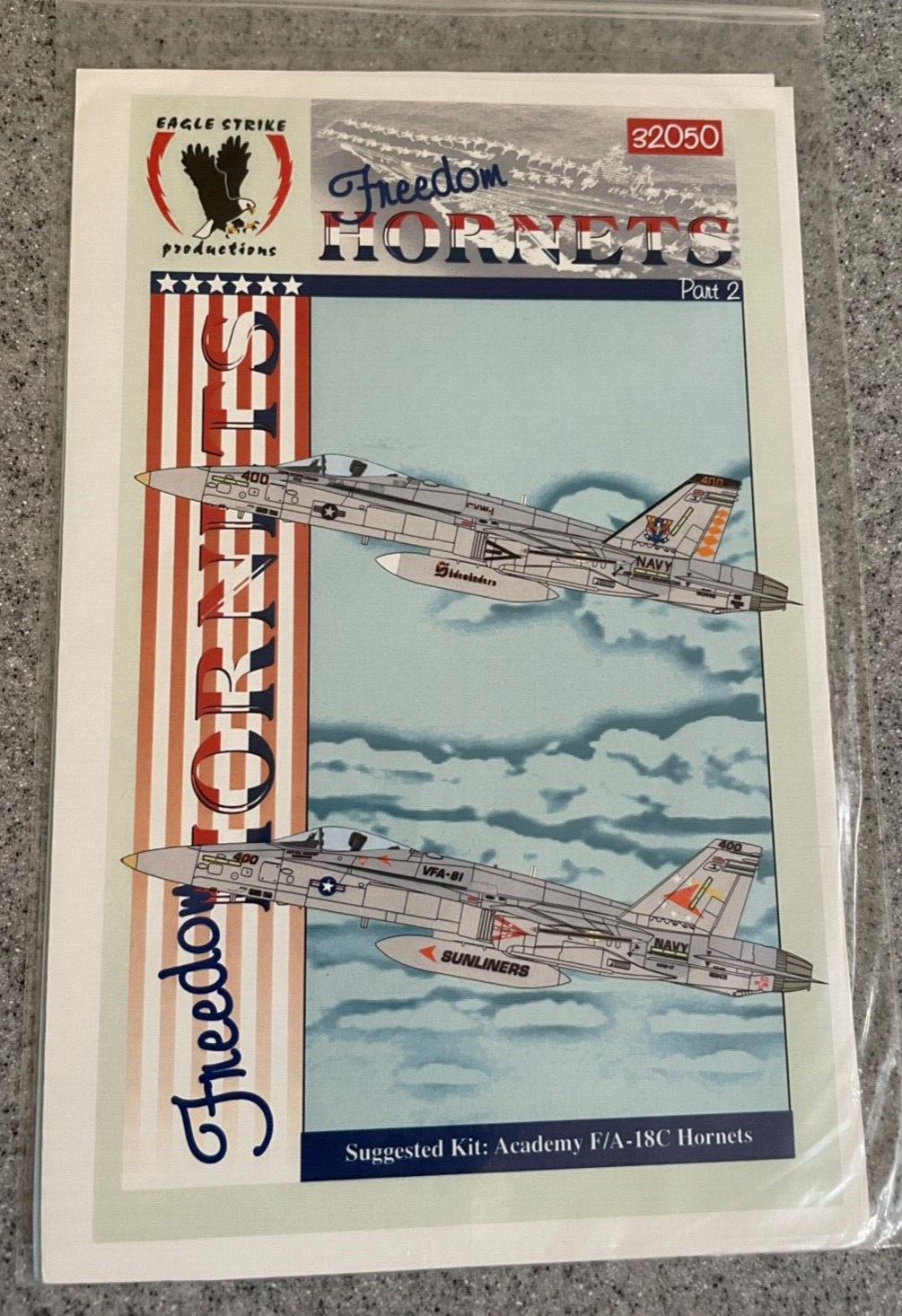 Eagle Strike Decals 1:32 #32050 F/A-18 C Hornet for Academy Eagle Strike Decals 1:32 #32050 F/A-18 C Hornet for Academy