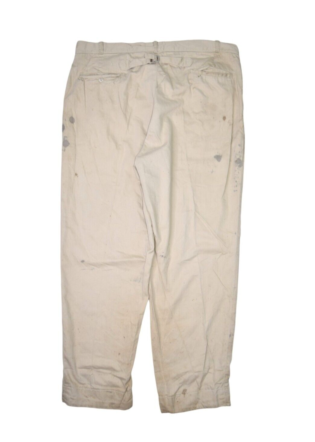Vintage Works Pants Mens 38x30 Khaki Buckle Back Sanforized