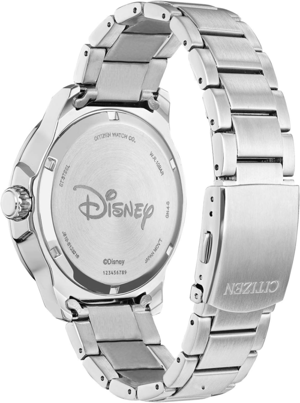 Pre-owned Citizen Men's Eco-drive Disney Mickey Mouse Scuba Watch, Stainless Steel, Blue D