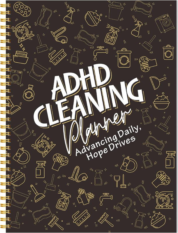 ADHD Cleaning Planner Weekly Monthly Household Chore Checklist...