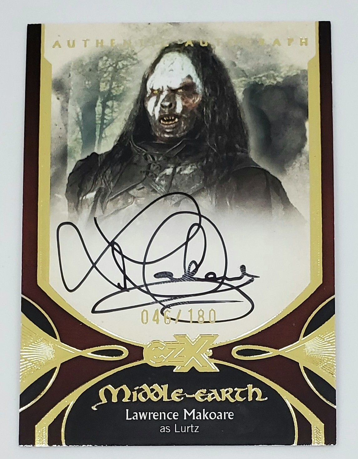2022 Cryptozoic CZX Middle Earth Autograph LM-G Lawrence