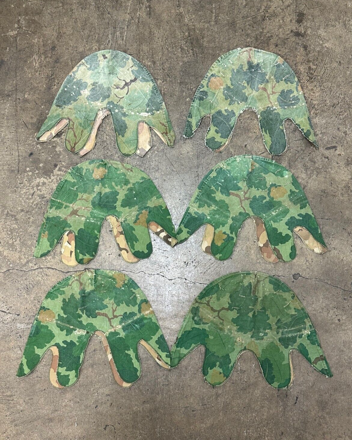 USGI Mitchell Pattern Helmet Cover, Vietnam War US Army USMC, T-103