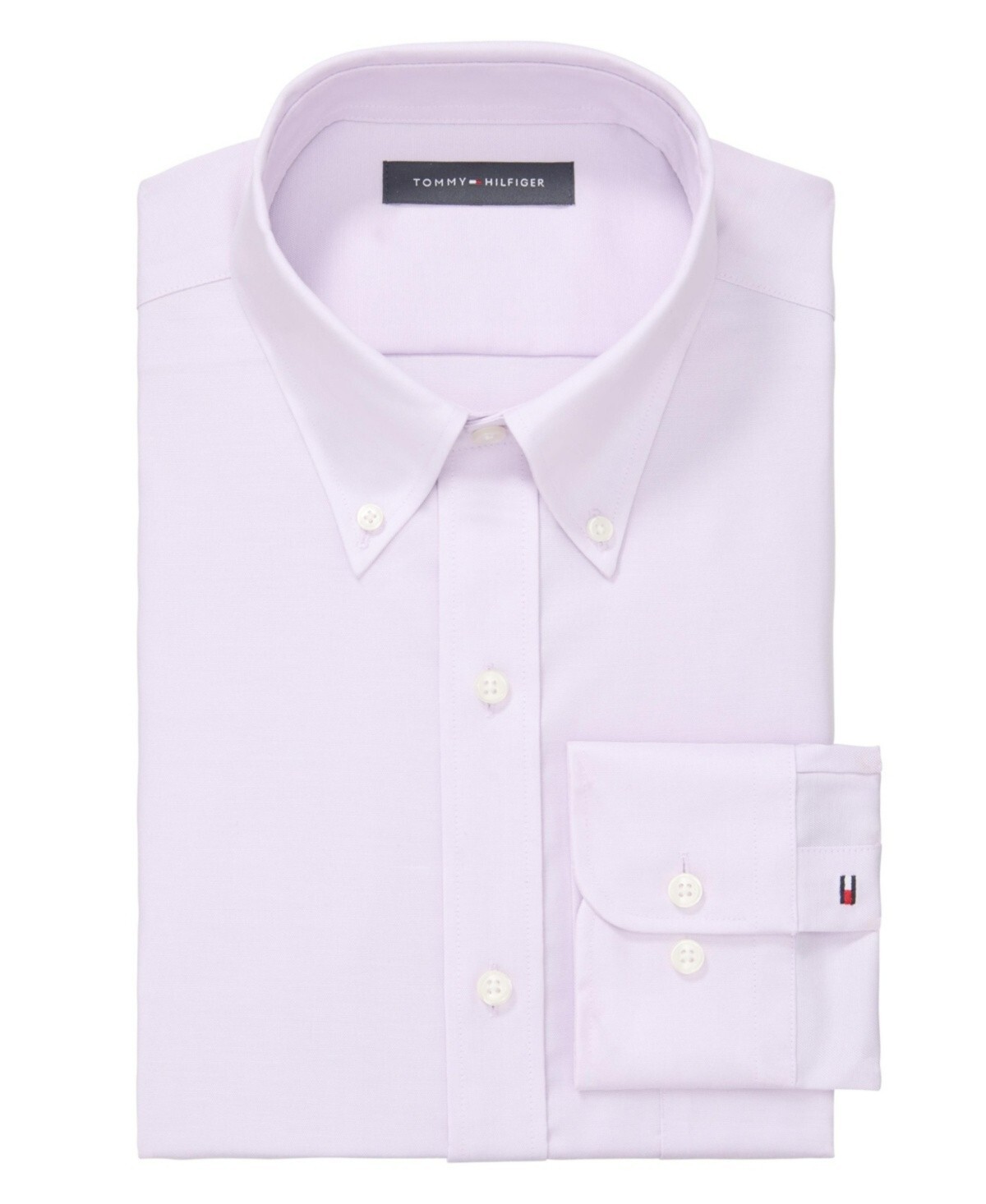 Tommy Hilfiger TH Flex Regular Fit Stretch Oxford Dress Shirt Men's 15.5 32-33 - Picture 1 of 18