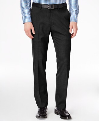 Kenneth Cole Reaction Men's Slim-Fit Stretch Dress Pants $95 Size 30/30 #19B 804