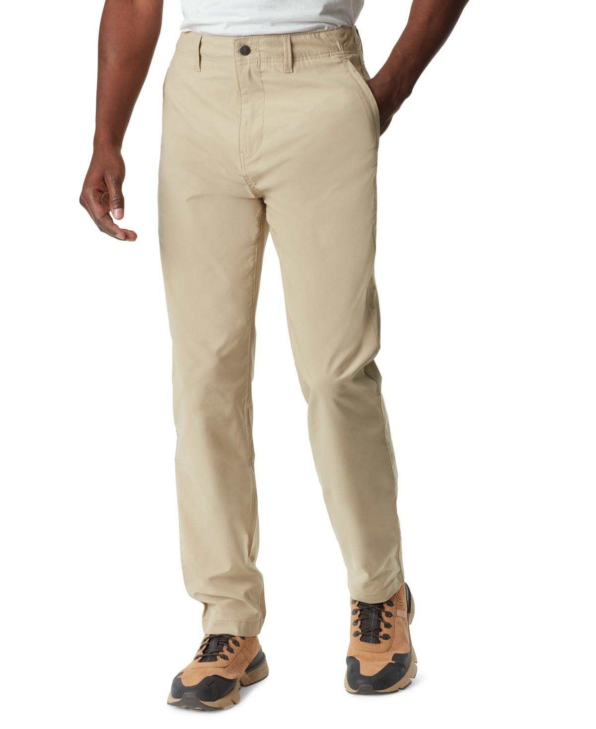 Bass Outdoor Straight-Fit Traveler Pants Men's 36 Trench Coat Button Zip Closure - Picture 1 of 18