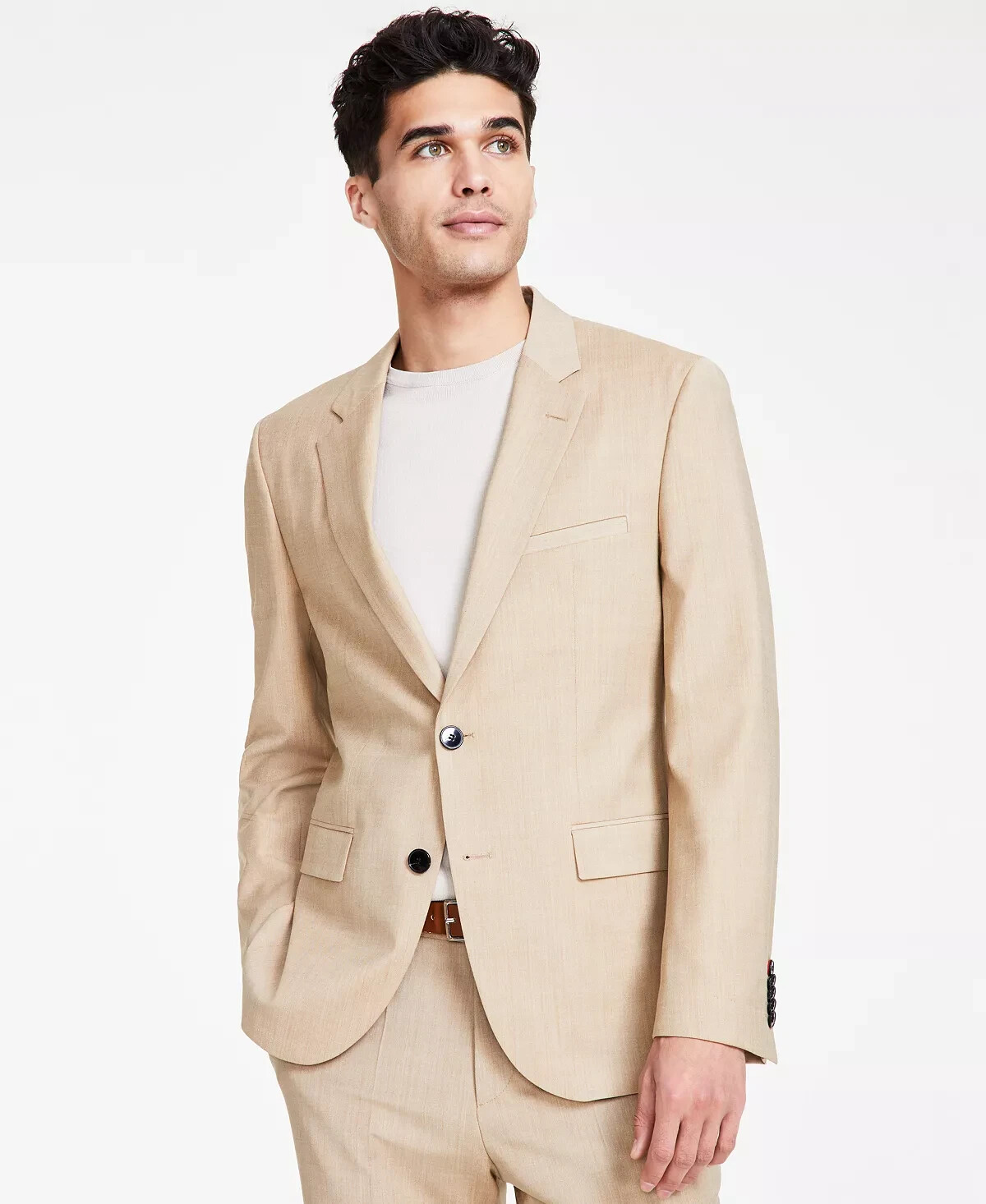 スーツ Hugo Boss Suit Set BOSS - Two-piece suit in performance-stretch seersucker