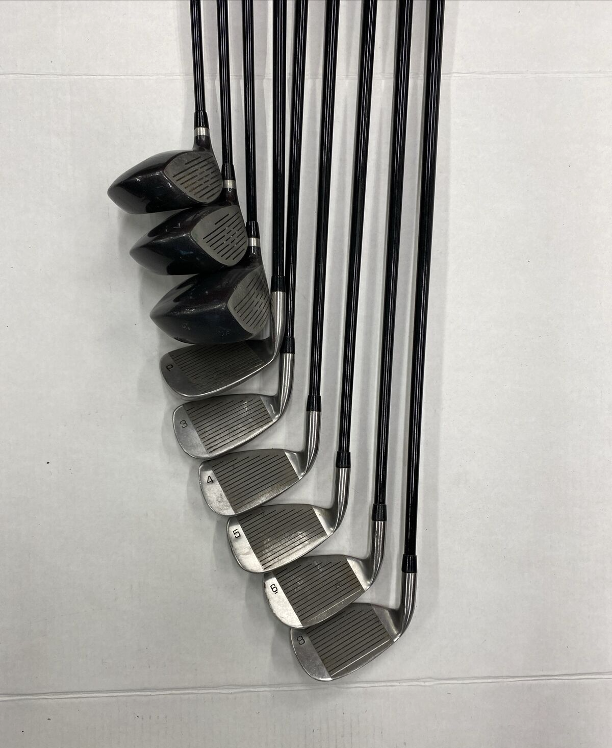 Spalding Executive EZ-X Oversize RH Graphite 9 Pcs Set 3-6, 8, PW Golf Clubs