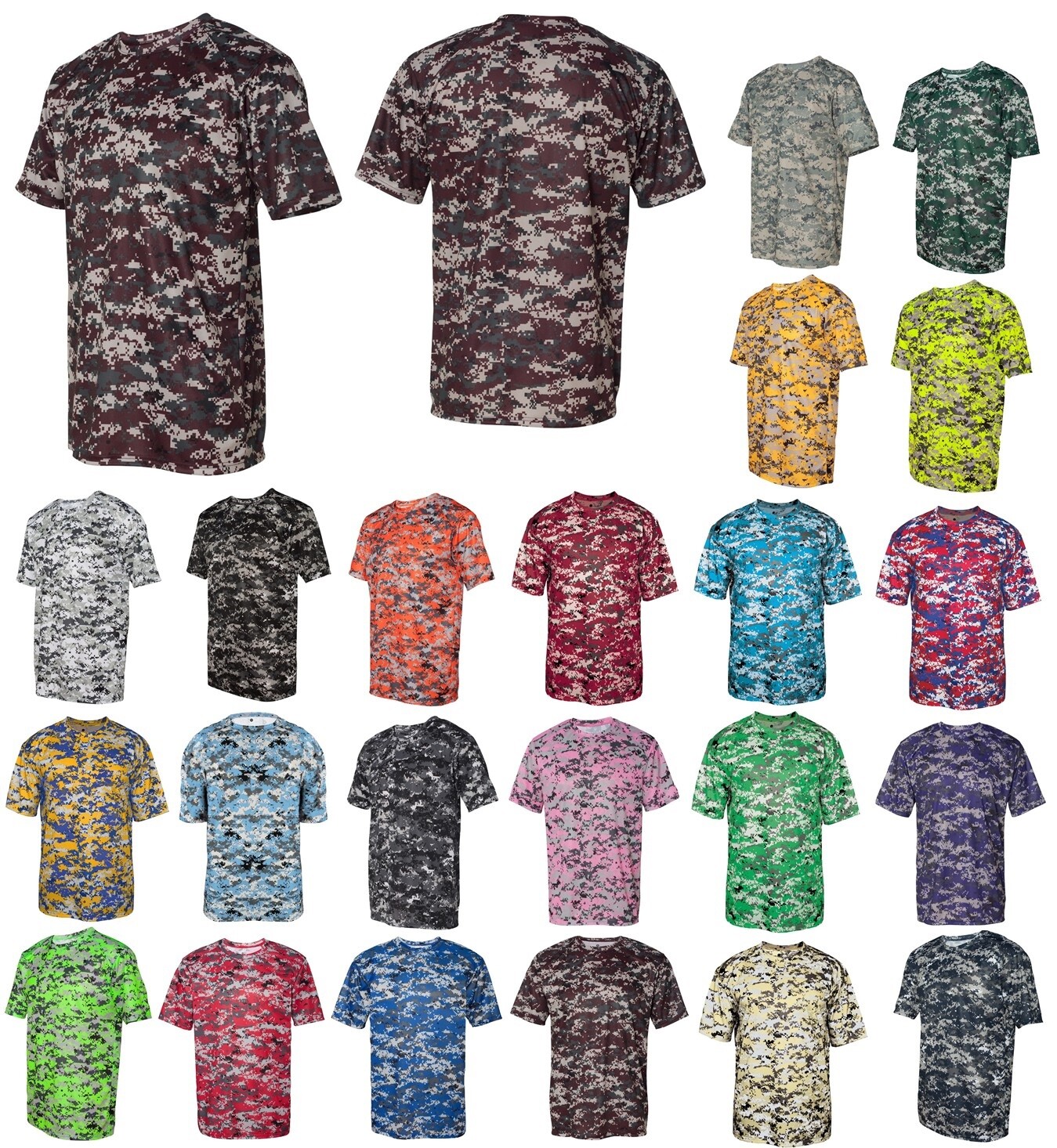 Tシャツ・カットソー ASCLO Camel Digital Print Short Sleeve T Shirt (2color) ASCLO キャメルデジタルプリントショートスリーブTシャツ