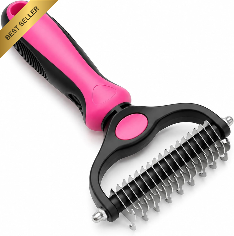 1 Pack Double Sided Deshedding and Dematting Tool