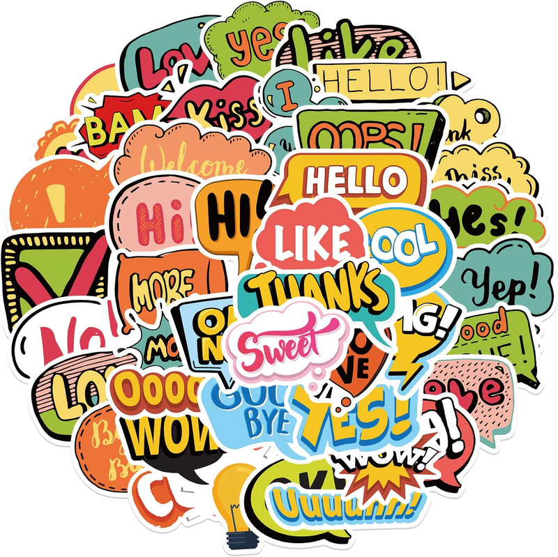Cool Graffiti Vinyl Waterproof Stickers for Adults Teens Boys Girls Kids Surpris