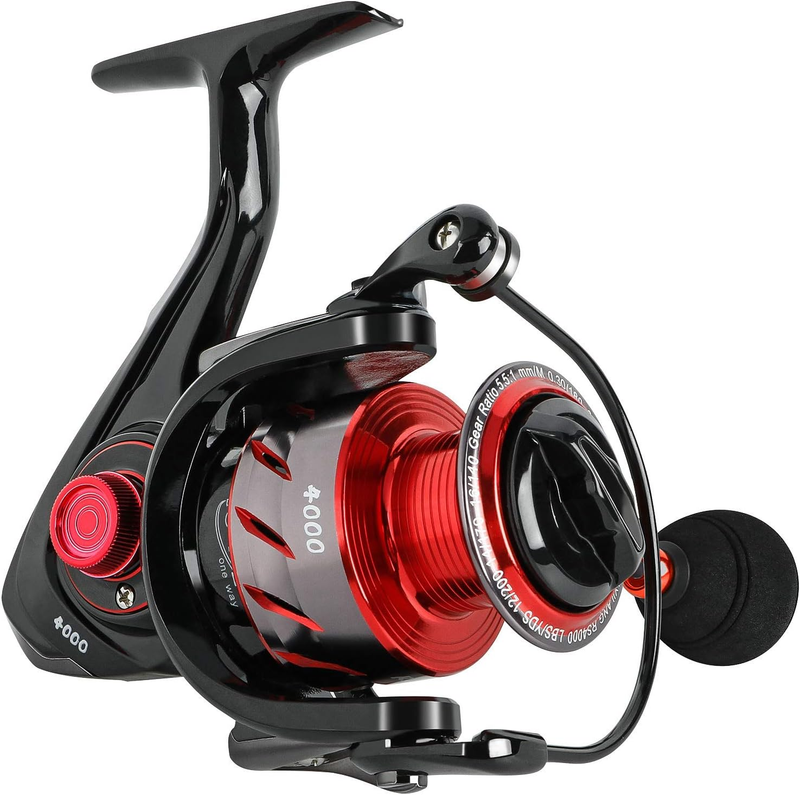 Fishing Reel Ultra Smooth Powerful,13+1Bb Spinning Reel,Lightweight Graphite Fra