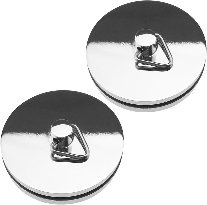 2PCS 45Mm 1-3/4 Inch Basin Sink Plug Chrome-Plated Brass Bath Drain Stopper Cove