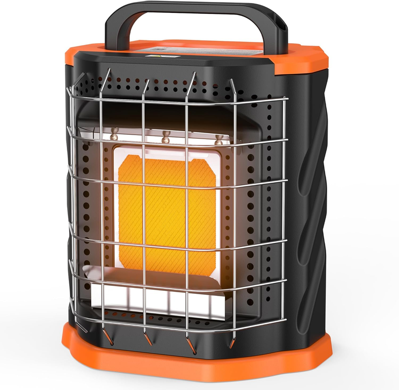 Portable Propane Heater, 7500 BTU, Radiant Heater wi/ ODS, Indoor/Outdoor