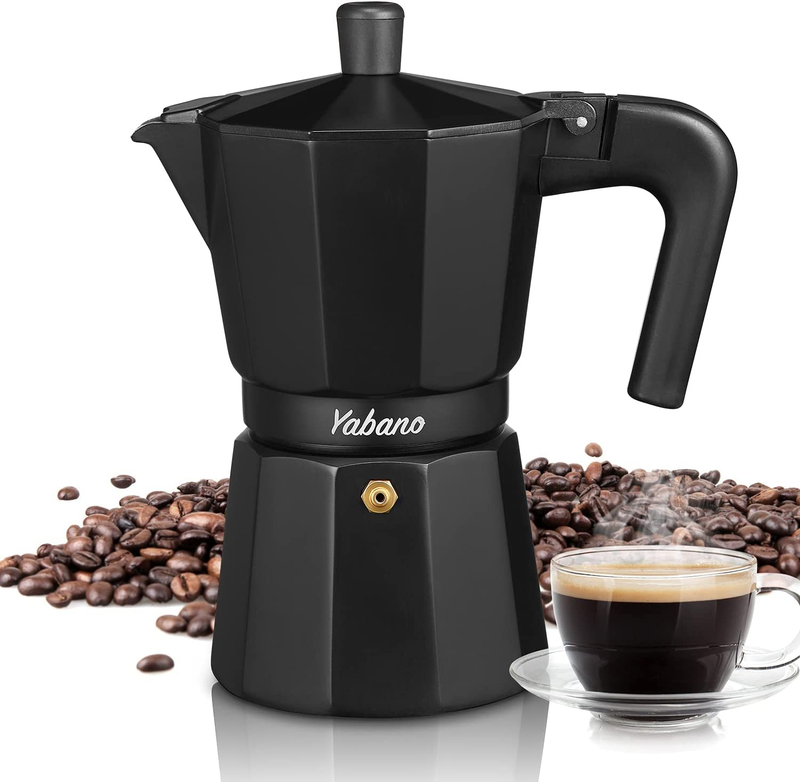 Yabano Stovetop Espresso Maker 1 Cups Moka Coffee Pot Italian Espresso for Ga...