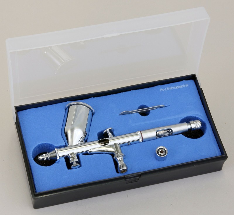 Airbrush Spritzpistole Bd-181 Double-Action Becher 13ml  DÃ¼Se 0,2mm In Box 01782