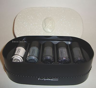 Mac Pigment+Glitter Objects of Affection Silver+Blue 5 Piece Set Ltd Ed Holiday 