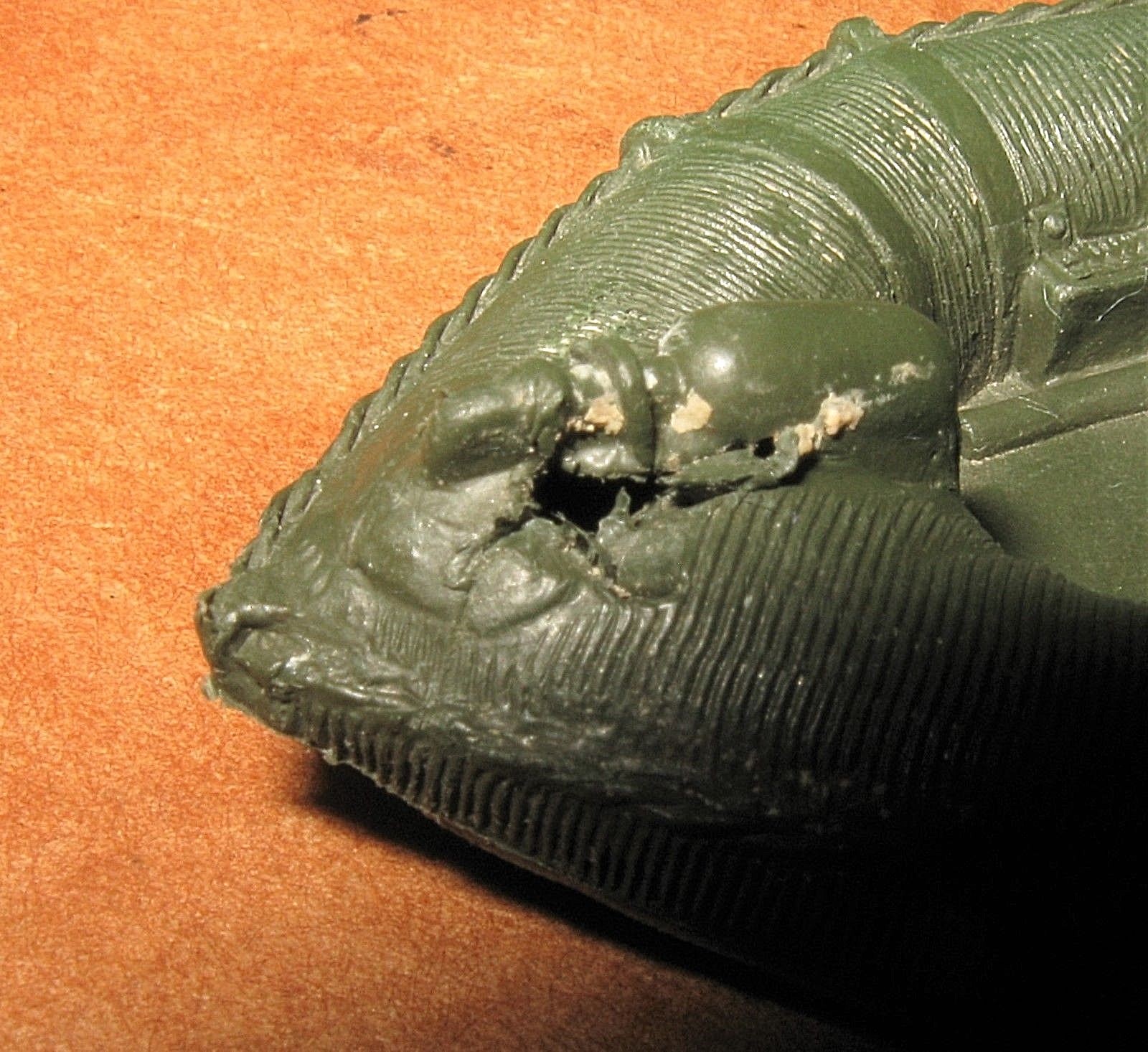 Lot of 2 Vintage 50s 60s MARX Battleground Plastic Playset US ARMY RAFTS Raft