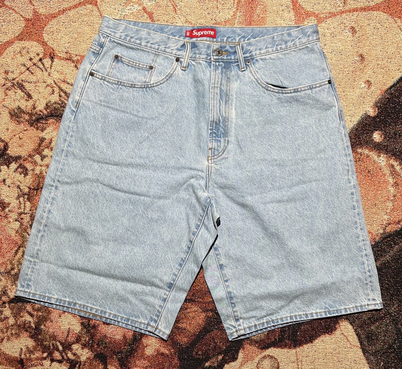 Supreme Baggy Denim Short Bleached 36 新品 Baggy Denim Short - Shop - Supreme