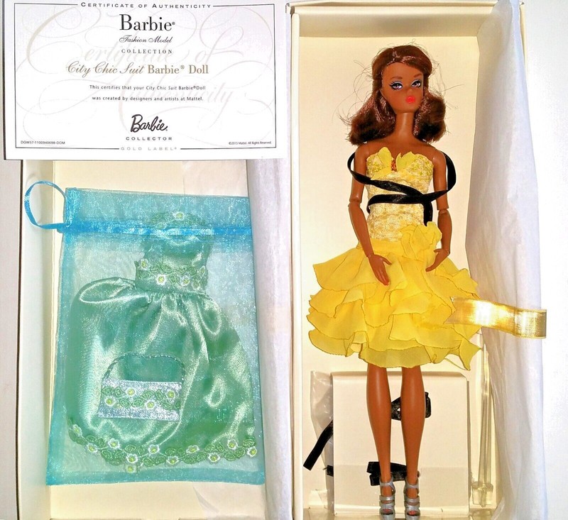 Barbie Silkstone Gold Label Et Accessoires 5 Tenues  Au Choix Mattel
