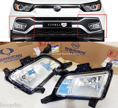 Front Fog Light Lamp LH RH 2PC Ssangyong Tivoli Air 2016+