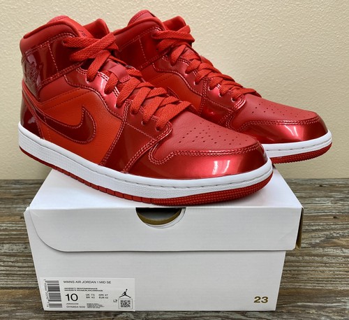Nike Air Jordan 1 Mid SE Pomegranate DH5894-600 Women's Size Nike Air Jordan 1 Mid SE Pomegranate DH5894-600 Women's Size