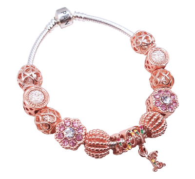 Pandora pink gold bracelet online