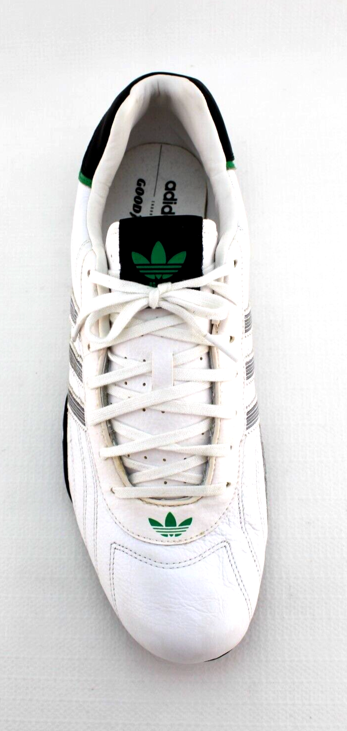 Vintage ADIDAS Retro 70's Size 13 White/Green/Black Men Athletic Shoe Never Worn