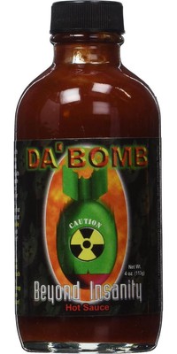 Da'Bomb Beyond Insanity Hot Sauce Bottle (4 Ounces) (Pack Of 1)