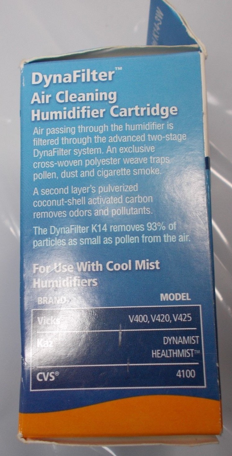 Protec DynaFilter Air Cleaning Humidifier Cartridges Replacement Filter