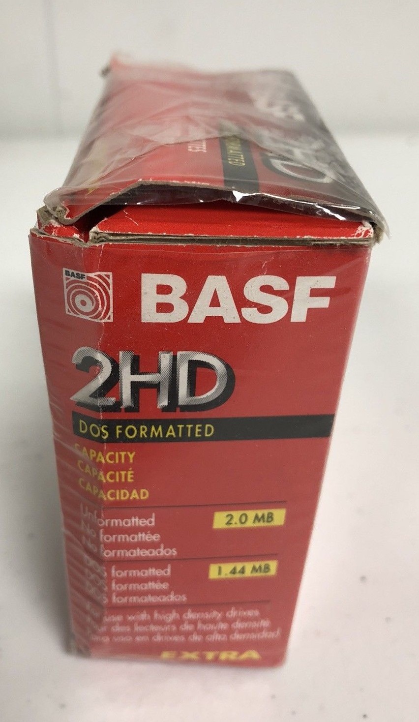 BASF 2HD DOS Formatted High Density 10 Diskettes 3.5