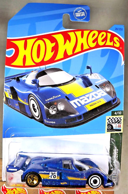 2023 Hot Wheels #28 Retro Racers 4/10 MAZDA 787B Blue w/Gold5Sp-White AD Spokes