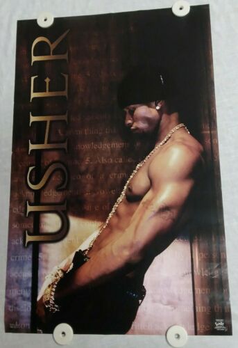 Orig 2004 USHER poster FUNKY Enterprises - Usher Raymond IV Confessions