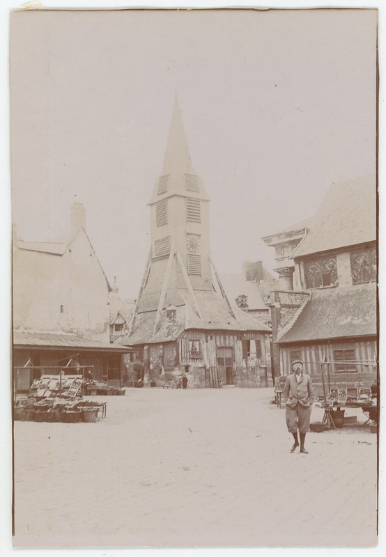 Honfleur (Calvados). Le Beffroi. Normandie. Tirage Circa 1900.
