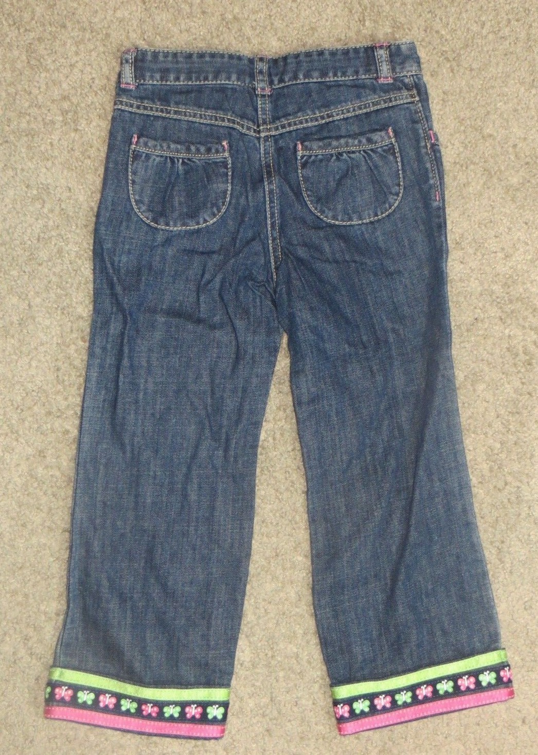 Gymboree Garden Friends Butterfly Jeans Size 4T