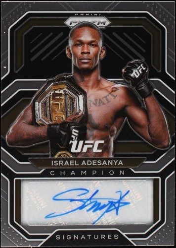 2021 Panini Prizm UFC - Israel Adesanya #CS-IAD