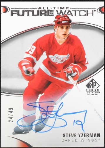 2020-21 Upper Deck SP Signature Edition Legends - Steve Yzerman #446