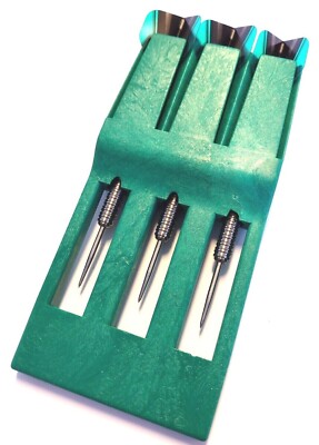 RETRO Style Green Darts Case - Drop In Box Store your fully assembled Dart Set